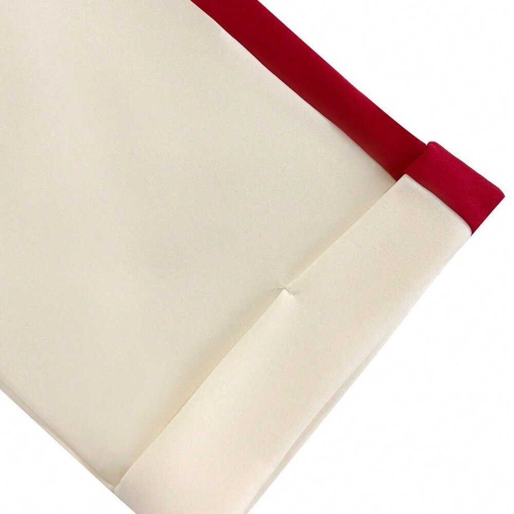 Red Casual Women's Loose Elegant Wide Leg Pants - Picture 5 of 6